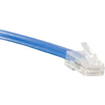 ENET C5E-BL-NB-1-ENC Cat5e Blue 1 Foot Non-Booted (No Boot) (UTP) High-Quality Network Patch Cable RJ45 to RJ45 - 1Ft