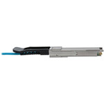 Tripp Lite N28F-20M-AQ QSFP+ to QSFP+ Active Optical Cable - 40Gb, AOC, M/M, Aqua, 20 m (65.6 ft.)