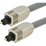 Monoprice 3449 Premium S/PDIF (Toslink) Digital Optical Audio Cable, 100ft