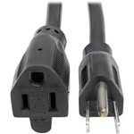 Tripp Lite Power Extension Cord NEMA 5-15P to NEMA 5-15R Heavy-Duty 15A 120V 14 AWG 25 ft. (7.62 m) Black