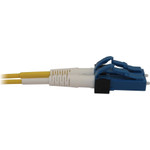 Tripp Lite N370X-08M 400G Duplex Singlemode 9/125 OS2 Switchable Fiber Optic Cable (LC/UPC M/M) LSZH Yellow 8 m (26.2 ft.)