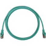 Tripp Lite N262-S05-AQ Cat6a 10G Snagless Shielded Slim STP Ethernet Cable (RJ45 M/M), PoE, Aqua, 5 ft. (1.5 m)
