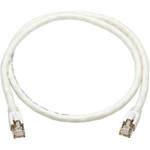 Tripp Lite N272-003-WH Cat8 25G/40G-Certified Snagless Shielded S/FTP Ethernet Cable (RJ45 M/M) PoE White 3 ft. (0.91 m)