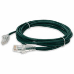 AddOn ADD-5FSLCAT6A-GN Cat6a Slim UTP Patch Network Cable