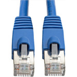 Tripp Lite N262-035-BL Cat6a Snagless Shielded STP Network Patch Cable 10G Certified, PoE, Blue RJ45 M/M 35ft 35'