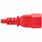 Tripp Lite series Power Cord C14 to C15 - Heavy-Duty, 15A, 250V, 14 AWG, 10 ft. (3.1 m), Red