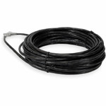 AddOn ADD-35FCAT6AS-BK 35ft RJ-45 (Male) to RJ-45 (Male) Shielded Straight Black Cat6A STP PVC Copper Patch Cable