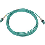 Tripp Lite N820X-05M-OM4 400G Multimode 50/125 OM4 Switchable Fiber Optic Cable (Duplex LC-PC M/M) LSZH Aqua 5 m (16.4 ft.)