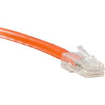 ENET C5E-OR-NB-30-ENC Cat5e Orange 30 Foot Non-Booted (No Boot) (UTP) High-Quality Network Patch Cable RJ45 to RJ45 - 30Ft