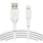 Belkin CAA001BT2MWH Boost↑Charge Lightning to USB-A Cable (2 meter / 6.6 foot, White)