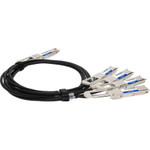 AddOn QDD-4QSFP56-400-CU2-5M-AO Twinaxial Network Cable
