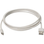 AddOn USB2LGT2MW 2.0m (6.6ft) USB 2.0 (A) Male to Lightning Male Sync and Charge White Cable