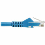 Tripp Lite N201L-01M-BL Cat6 Gigabit Snagless Molded UTP Ethernet Cable (RJ45 M/M) PoE LSZH Blue 1 m (3.3 ft.)
