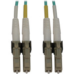 Tripp Lite N820X-06M 400G Multimode 50/125 OM3 Switchable Fiber Optic Cable (Duplex LC-PC M/M) LSZH Aqua 6 m (19.7 ft.)