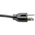 Tripp Lite Computer Power Cord NEMA 5-15P to Right-Angle C13 10A 125V 18 AWG 6 ft. (1.83 m) Black