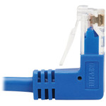 Tripp Lite N204-S03-BL-UD Up/Down-Angle Cat6 Gigabit Molded Slim UTP Ethernet Cable (RJ45 Up-Angle M to RJ45 Down-Angle M) Blue 3 ft. (0.91 m)