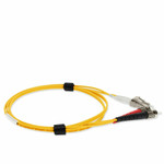 AddOn ADD-ST-LC-3M6MMFP-YW 3m LC (Male) to ST (Male) Yellow OM1 Duplex Plenum-Rated Fiber Patch Cable