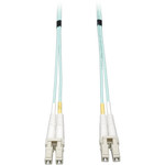 Tripp Lite N820-30M 10Gb Duplex Multimode 50/125 OM3 LSZH Fiber Patch Cable (LC/LC) Aqua 30M (100 ft.)