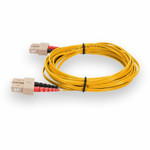 AddOn ADD-SC-SC-3M6MMF-YW 3m SC (Male) to SC (Male) Yellow OM1 Duplex Fiber OFNR (Riser-Rated) Patch Cable