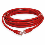 AddOn ADD-25FCAT6-RD 25ft RJ-45 (Male) to RJ-45 (Male) Straight Red Cat6 UTP PVC Copper Patch Cable