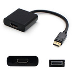 AddOn DISPLAYPORT2HDMI-5PK 5PK DisplayPort 1.2 Male to HDMI 1.3 Female Black Adapters Which Requires DP++ For Resolution Up to 2560x1600 (WQXGA)