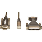 Tripp Lite U209-005-DB25 USB to RS232 Serial Adapter Cable USB-A to DB25 DB9 M/M 5' 5ft