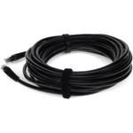 AddOn ADD-40FCAT6-BK 40ft RJ-45 (Male) to RJ-45 (Male) Straight Black Cat6 UTP PVC Copper Patch Cable