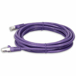 AddOn ADD-19FCAT6S-PE 19ft RJ-45 (Male) to RJ-45 (Male) Purple Cat6 Straight Shielded Twisted Pair PVC Copper Patch Cable