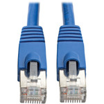 Tripp Lite N262-015-BL Cat6a 10G Snagless Shielded STP Ethernet Cable (RJ45 M/M) PoE Blue 15 ft. (4.57 m)