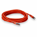 AddOn ADD-19FCAT6S-OE 19ft RJ-45 (Male) to RJ-45 (Male) Orange Cat6 Straight Shielded Twisted Pair PVC Copper Patch Cable