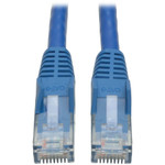 Tripp Lite N201-025-BL Cat6 Gigabit Snagless Molded (UTP) Ethernet Cable (RJ45 M/M) PoE Blue 25 ft. (7.62 m)