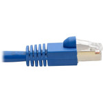 Tripp Lite N262-003-BL Cat6a 10G Snagless Shielded STP Ethernet Cable (RJ45 M/M) PoE Blue 3 ft. (0.91 m)