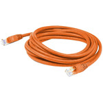 AddOn ADD-1FCAT6-OE 1ft RJ-45 (Male) to RJ-45 (Male) Straight Orange Cat6 UTP PVC Copper Patch Cable