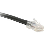 ENET C6-BK-NB-5-ENC Cat6 Black 5 Foot Non-Booted (No Boot) (UTP) High-Quality Network Patch Cable RJ45 to RJ45 - 5Ft