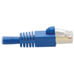 Tripp Lite N262-012-BL Cat6a 10G Snagless Shielded STP Ethernet Cable (RJ45 M/M) PoE Blue 12 ft. (3.66 m)