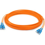 AddOn ADD-SC-SC-3M5OM2 3m SC (Male) to SC (Male) Orange OM2 Duplex Fiber OFNR (Riser-Rated) Patch Cable