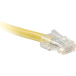 ENET C5E-YL-NB-50-ENC Cat5e Yellow 50 Foot Non-Booted (No Boot) (UTP) High-Quality Network Patch Cable RJ45 to RJ45 - 50Ft