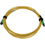 Tripp Lite N390B-03M-12-AP 40/100G Singlemode 9/125 OS2 Fiber Optic Cable (12F MTP/MPO-APC F/F) LSZH Yellow 3 m (9.8 ft.)