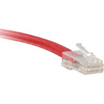 ENET C6-RD-NB-14-ENC Cat6 Red 14 Foot Non-Booted (No Boot) (UTP) High-Quality Network Patch Cable RJ45 to RJ45 - 14Ft