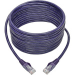 Tripp Lite N201-015-PU Cat6 Gigabit Snagless Molded (UTP) Ethernet Cable (RJ45 M/M) PoE Purple 15 ft. (4.57 m)
