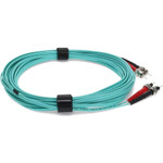 AddOn ADD-ST-ST-10M5OM4-TAA Fiber Optic Duplex Patch Network Cable