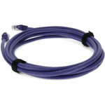 AddOn ADD-7FCAT6A-PE-TAA 7ft RJ-45 (Male) to RJ-45 (Male) Straight Purple Cat6A UTP PVC Copper TAA Compliant Patch Cable