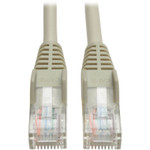 Tripp Lite N001-003-GY Cat5e 350 MHz Snagless Molded (UTP) Ethernet Cable (RJ45 M/M) PoE Gray 3 ft. (0.91 m)