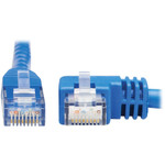 Tripp Lite N204-020-BL-RA Right-Angle Cat6 Gigabit Molded UTP Ethernet Cable (RJ45 Right-Angle M to RJ45 M) Blue 20 ft. (6.09 m)