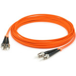AddOn ADD-ST-ST-10M5OM2 10m ST (Male) to ST (Male) Orange OM2 Duplex Fiber OFNR (Riser-Rated) Patch Cable