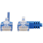 Tripp Lite N204-S05-BL-RA Right-Angle Cat6 Gigabit Molded Slim UTP Ethernet Cable (RJ45 Right-Angle M to RJ45 M) Blue 5 ft. (1.52 m)