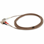 AddOn ADD-SC-LC-1M6MMF-BN 1m SC (Male) to LC (Male) Brown OM1 Duplex PVC Fiber Patch Cable