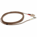 AddOn ADD-SC-LC-1M6MMF-BN 1m SC (Male) to LC (Male) Brown OM1 Duplex PVC Fiber Patch Cable