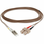 AddOn ADD-SC-LC-1M6MMF-BN 1m SC (Male) to LC (Male) Brown OM1 Duplex PVC Fiber Patch Cable