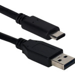 QVS CC2231B-1M 1-Meter USB-C to USB-A 2.0 Sync & Charger Cable